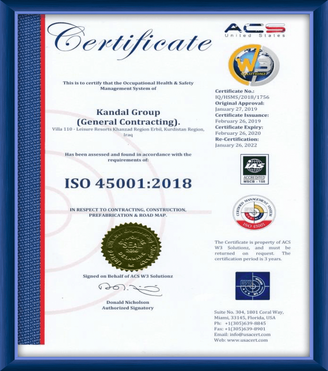 ISO 45001-2018